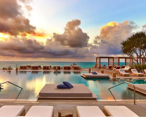 Designed by hotel and spa designer Spencer Fung, the spa is a newly constructed 4,500sq ft (418sq m) space with 12 treatment rooms at the nature-inspired 1 Hotel South Beach