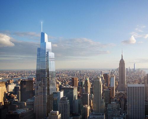 The observation deck will be located near the top of One Vanderbilt, a 1,400ft (426m) skyscraper scheduled to open in New York City in 2020
/ SL Green Realty