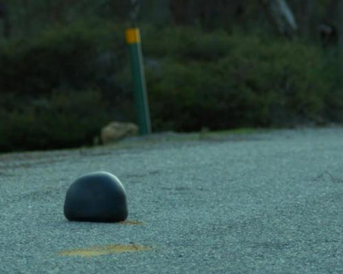 The exterior of the watermelon survived the fall and bounced back up off the road / How Ridiculous