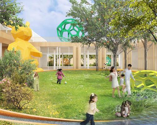 The Children's Museum exhibition courtyard / Office OU