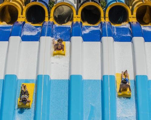 Six Flags Hurricane Harbor will include a number of waterslides