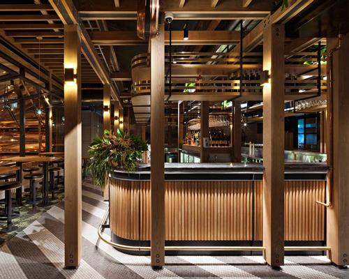 Bars and restaurants feature throughout