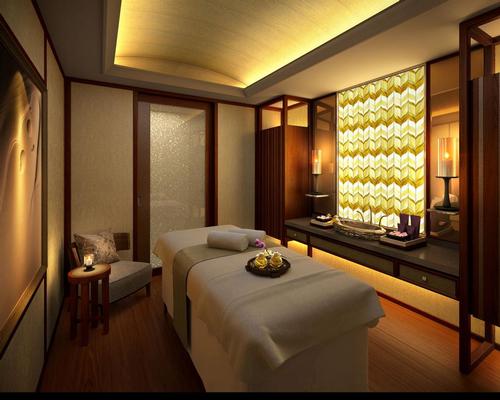 Each treatment room is inspired by different types of exotic seaweeds