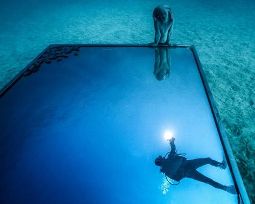 'Portal' forms part of an underwater botanical garden / Jason deCaires Taylor