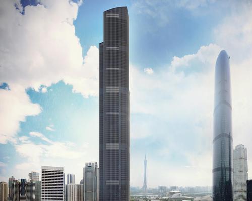 Guangzhou CTF by Kohn Pedersen Fox was the tallest building completed in 2016 / New World Development
