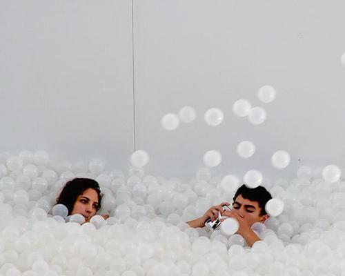 The balls will be recycled after the festival is over / Victoria Pickering