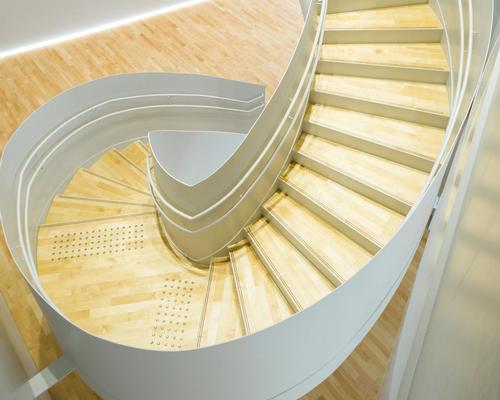 The building has four storeys, one of which is underground / Sumida Hokusai Museum