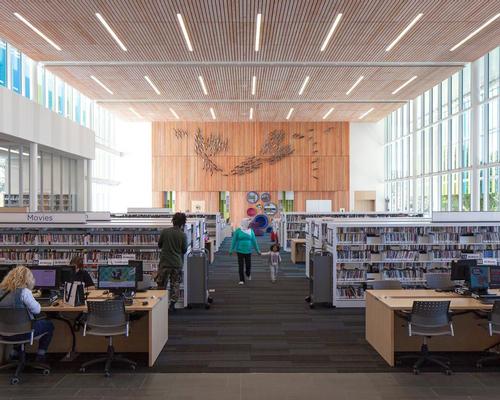 The previously off-site library has been added to the community complex / Lisa Logan