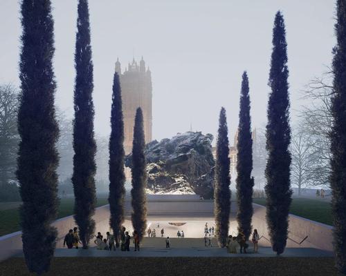 The design by Anish Kapoor and Zaha Hadid Architects / Anish Kapoor and Zaha Hadid Architects & Malcolm Reading Consultants