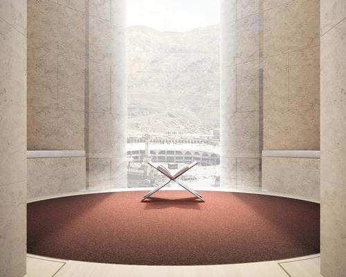 Each room will have a space for prayer and contemplation overlooking the mosque / Foster + Partners
