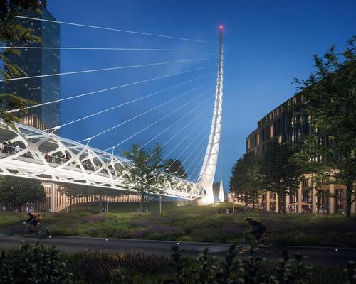 Calatrava will create a land bridge linking the site to the River Thames / Uniform