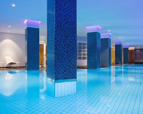 The spa includes a fitness space and a 20m indoor swimming pool said to be the largest hotel pool in Hamburg, as well as a sauna, sanarium and steam bath