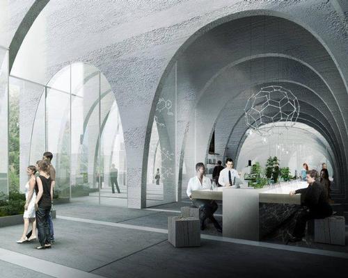 Expanding and contracting arches will appear throughout the campus, creating a multitude of spaces and experiences / BIG
