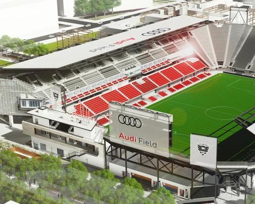 A seating bowl with canopies will surround an uncovered field / D.C. United