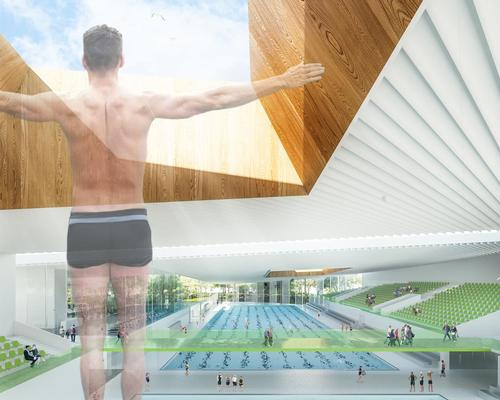  Glass walls and skylights will allow filtered and dappled natural light to enter / City of Laval/v2com