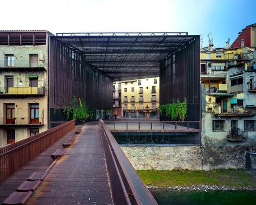 La Lira Theater Public Open Space, 2011, Ripoll, Girona, Spain. Designed in collaboration with J. Puigcorbé / Hisao Suzuki