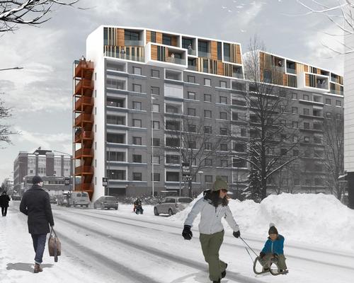 First prize winners in the large-scale intervention category were Lisa Voigtländer and SungBok Song for their design for Tampere, Finland / Plan B