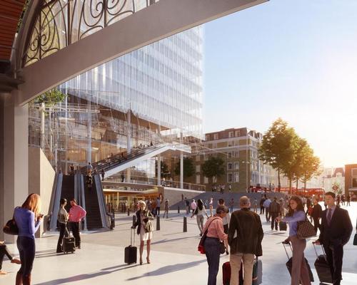 The 14-storey Paddington Cube will replace the former Royal Mail sorting office next to Paddington Station / Sellar Property Group 