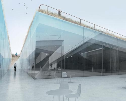 Glass windows and skylight will allow natural light to enter the complex / BIG