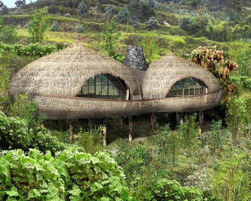 Bisate Lodge is due to open in a remote Rwandan mountain valley on 1 June 2017 / Wilderness Safaris