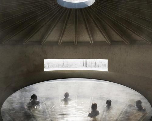 Winners announced in design competition for Latvian blue clay spa
