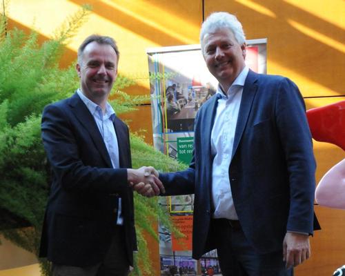 Bart Dohmen, left, and Mansveld Group owner Ruud Mansveld