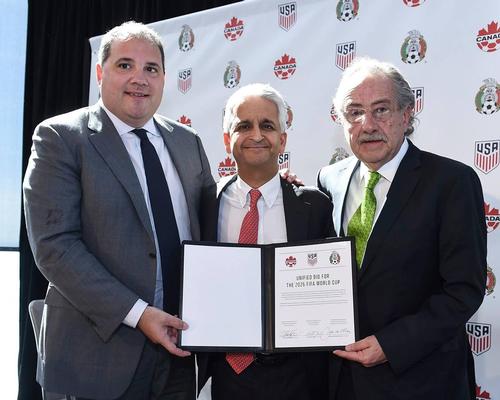 US, Canada and Mexico make historic joint bid for 2026 FIFA World Cup