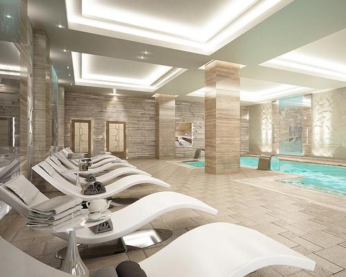 The spa will include a vitality pool with air and water experiences and heated relaxation loungers