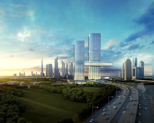 Real estate firm Ithra Dubai want the project to be a new focal point for the city’s financial district / Nikken Sekkei