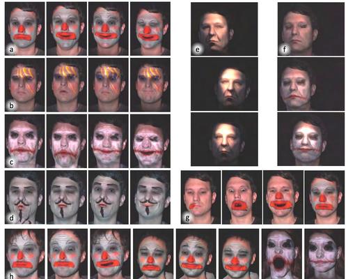 The Makeup Lamp could potentially project realtime dynamic augmentation onto a human face / Disney Research