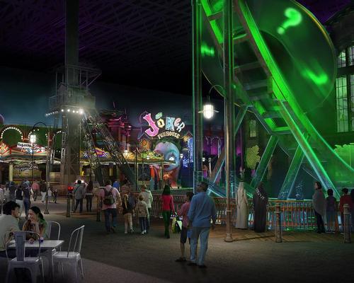 Visitors will be able to prowl the dark alleys of Batman’s Gotham City