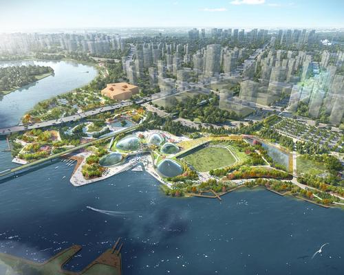 The park will be the most high-profile public park within the 30sq km metropolis / Grant Associates