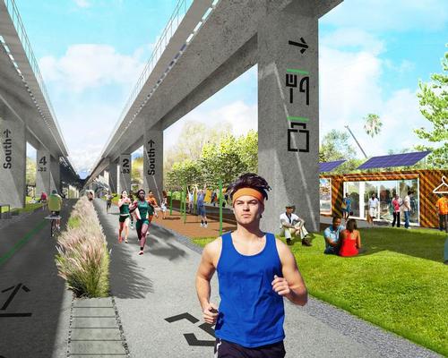 Corner is also designing an 'underline' park to encourage health and fitness in Miami / Field Operations