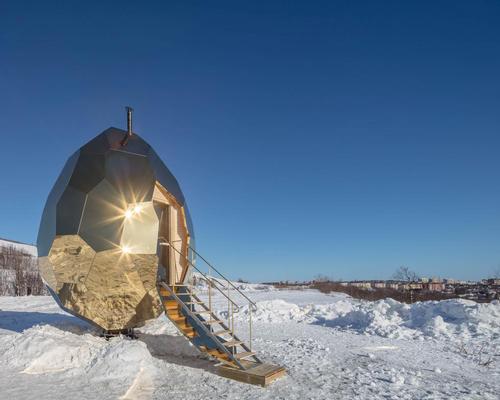 Solar Egg is conceived as a social art work in which the people of Kiruna, Sweden / Jean-Baptiste Béranger