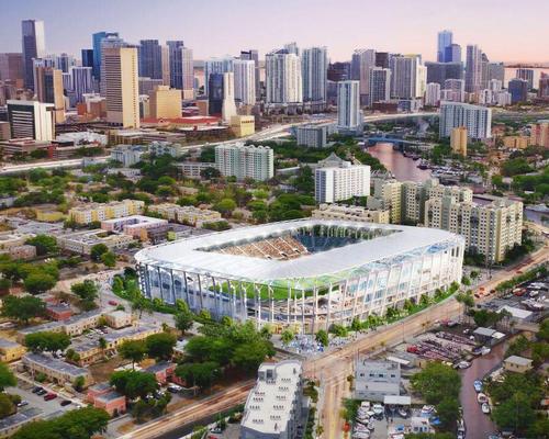 Populpus have designed the open-air, 25,000-capacity stadium for Miami Beckham United / Populous