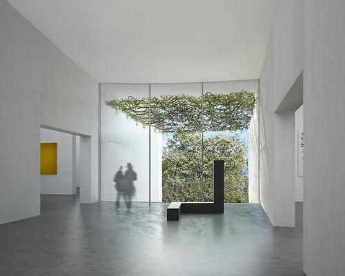 The undersides of the curved ceilings will become reflectors, illuminating the gallery spaces with light that is 'organic and flowing' / Steven Holl Architects