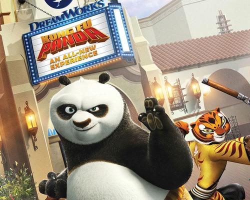 Kung Fu Panda and Hello Kitty for Universal Studios Hollywood