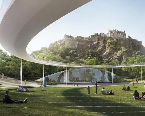 The design led by William Matthews Associates and Sou Fujimoto Architects / Malcolm Reading Consultants