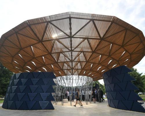 Technical consultant David Glover, fabrication firm Stage One and engineers AECOM collaborated with Kéré’s team on the project / Victoria Jones/PA Images