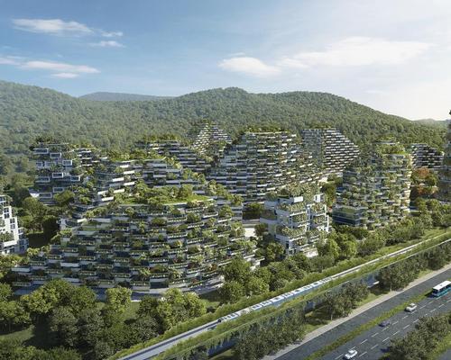 The plants and trees in the city will produce approximately 900 tons of oxygen per year / Stefano Boeri Architetti 