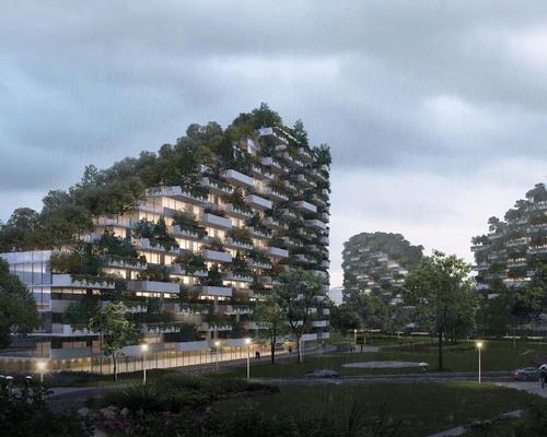 The city will be located on a 175 hectares site in the mountain area of Guangxi, southern China / Stefano Boeri Architetti 