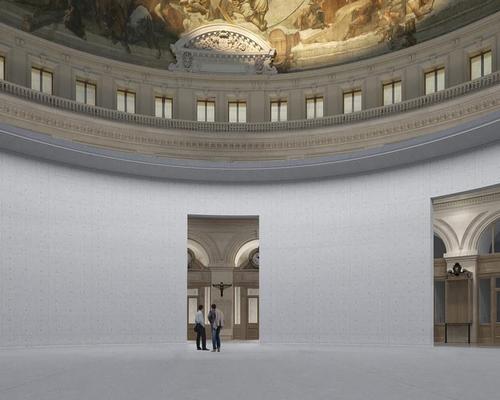 The exterior and interior of the building's dome will be renovated / The Pinault Collection