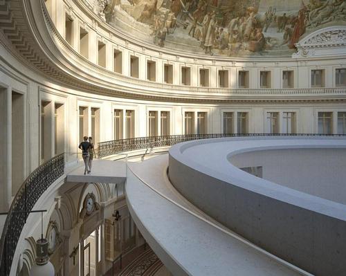 Ando plans to install a 9m high concrete cylinder in the centre of building / The Pinault Collection
