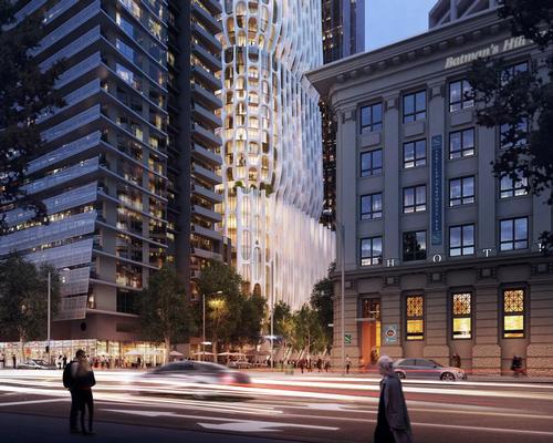 Mandarin Oriental, Melbourne will feature 196 guestrooms and suites 'designed to reflect local culture, together with features inspired by the company’s heritage' / Visualarch