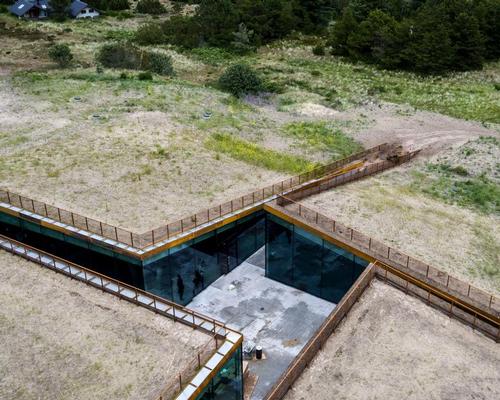 The complex is divided into four main underground galleries, each with their own rectangular-shaped space / Varde Municipality