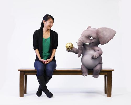 The Magic Bench allows users to see, hear and interact with animated characters