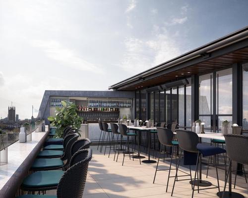 A panoramic rooftop bar will open in October / Hilton