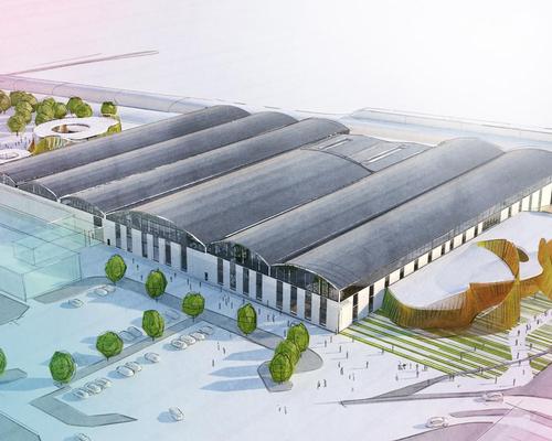 Artist's impression of the exterior at The Mirai