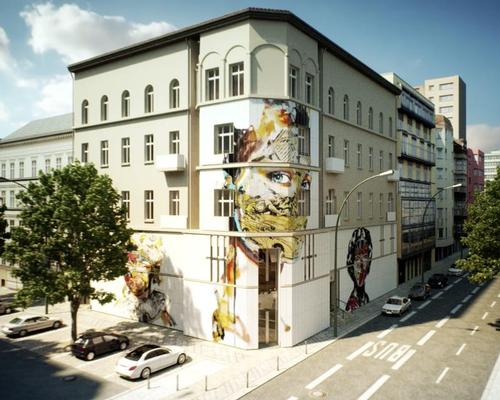 Architects and street artists have collaborated on the project / The Urban Nation Museum For Comtemporary Art 