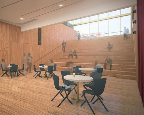 A tiered public hall will host lectures, performances and informal gatherings / Studio Museum in Harlem